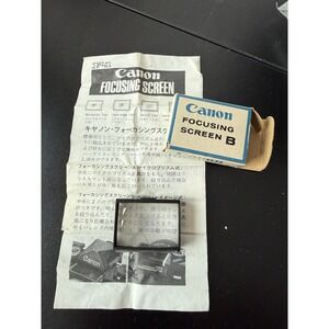 Canon F-1 Focusing Screen A Microprism Vintage SLR Japan (in B box) camera